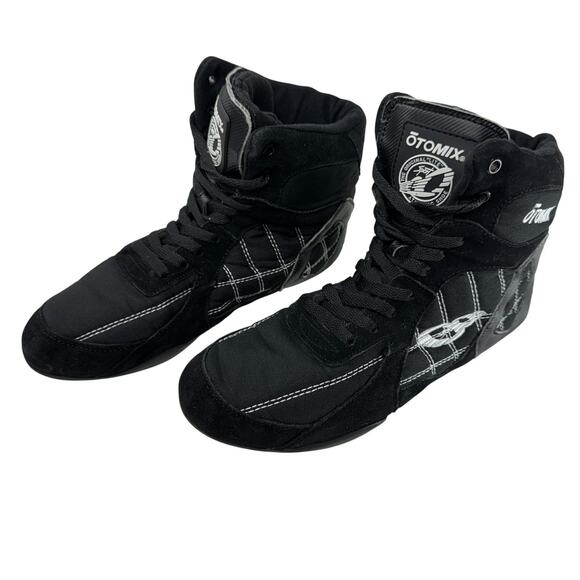 Otomix Ninja Warrior Black Bodybuilding Weightlifting Boxing MMA Men Size 10.5 - Picture 1 of 11